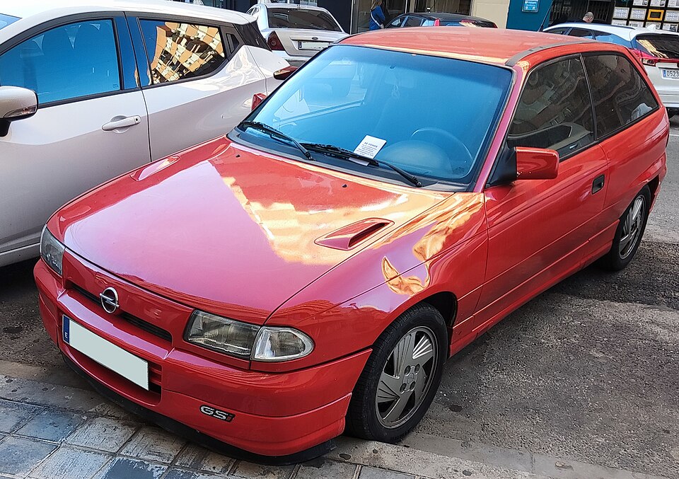 Opel Astra – najczęstsze – widok samochodu